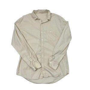 Industry Of All Nations Classic Madras Shirt Long Sleeve Undyed size Large